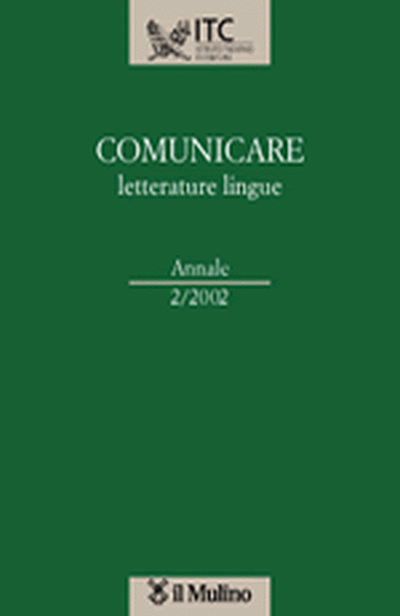 Cover Comunicare letterature lingue - Annale 2/2002
